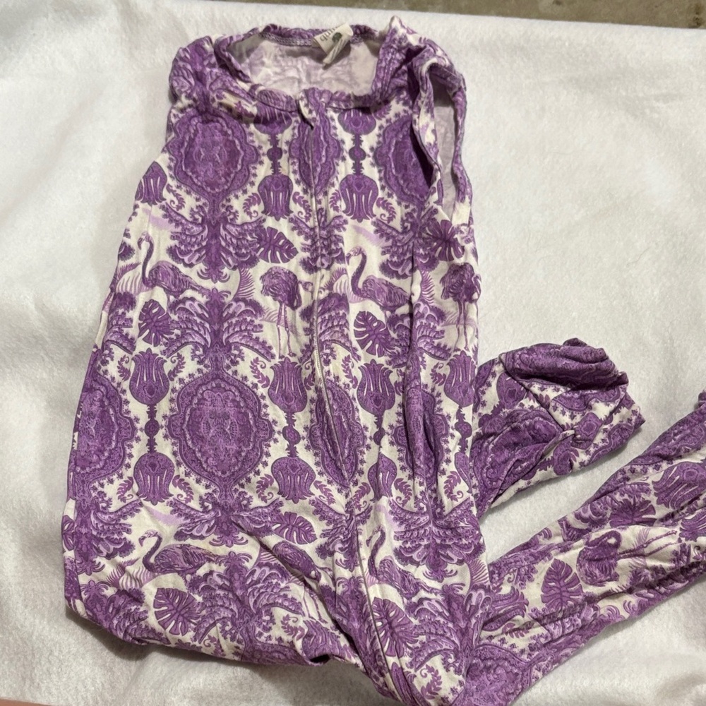 Purple and White Patterned pjs
